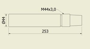PROLONGADOR 44 MM (44 X 253 MM) - Imagem 2