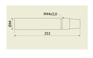 PROLONGADOR 44 MM (44 X 253 MM) - Imagem 2