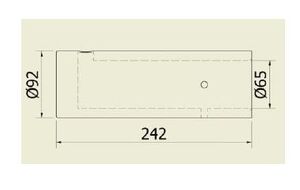 CAMISA PARA SIFÃO 65 MM SEGUNDA RETÍFICA DO SIFÃO (65 X 92 X 242 MM) - Imagem 2