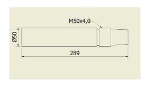 PROLONGADOR 50 MM (50 X 289 MM) - Imagem 2