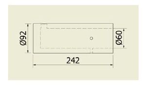 CAMISA PARA SIFÃO 60 MM STANDARD (60 X 90 X 242 MM) - Imagem 2