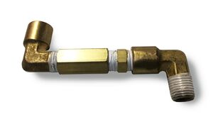 CONECTOR EM LATÃO PARA COPO DA PISTOLA - Imagem 1