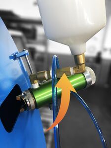 CONECTOR EM LATÃO PARA COPO DA PISTOLA - Imagem 2