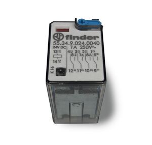 RELÉ DE 4 CONTATOS 24VCC 7A - SEM BASE - Imagem 1