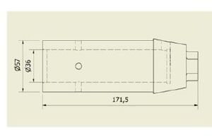 CAMISA PARA SIFÃO 36MM - Imagem 2
