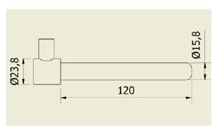 RESISTÊNCIA CARTUCHO REFORÇADA DIAM. 15,8 X 120 MM - Imagem 2