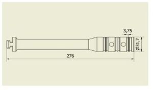 PISTÃO COM HASTE 276MM - Imagem 2