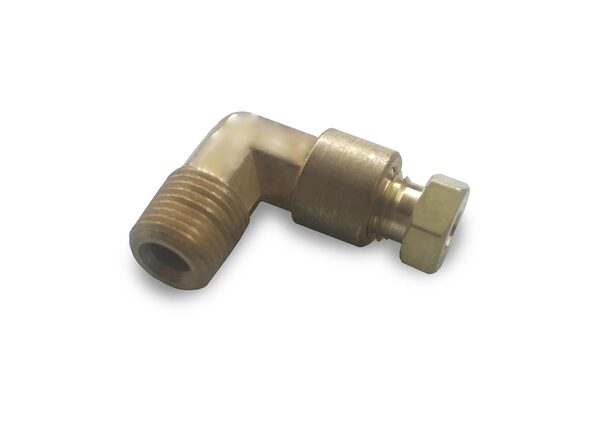 COTOVELO DE LATÃO 1/8" NPT Ø4MM